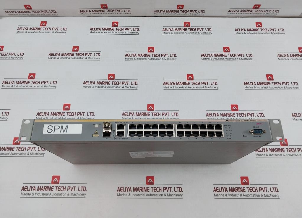 Allied Telesis At-8000S/24Poe Fast Ethernet Switch 100-240Vac~ 47-63Hz 3.5A