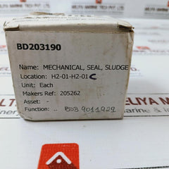 Allweiler 219352 Mechanical Seal Sludge Transfer Pu