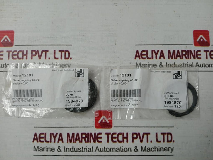 Allweiler 24875 Repair Kit - Seals Circlips Washers Rings