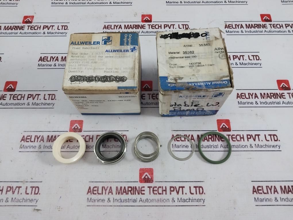 Allweiler 35362 Jockey Fire Pump Mechanical Seal