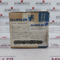 Allweiler 35362 Jockey Fire Pump Mechanical Seal