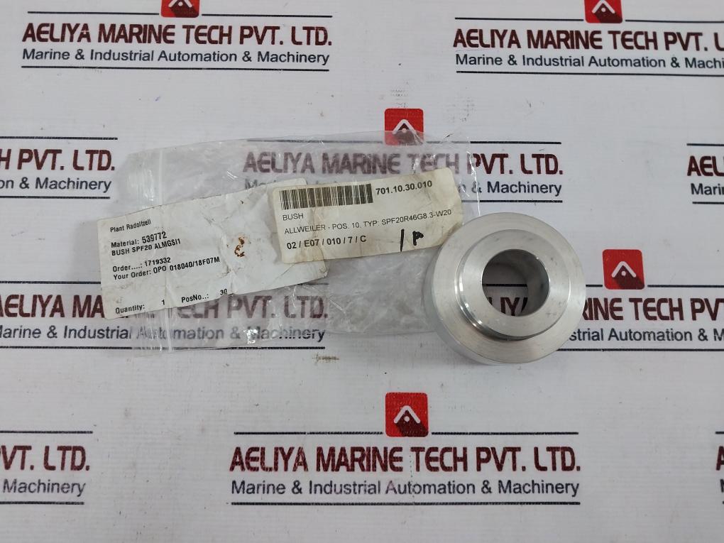 Allweiler 539772 Bush SPF20 ALMGSI1 with Idler Spindle 55312