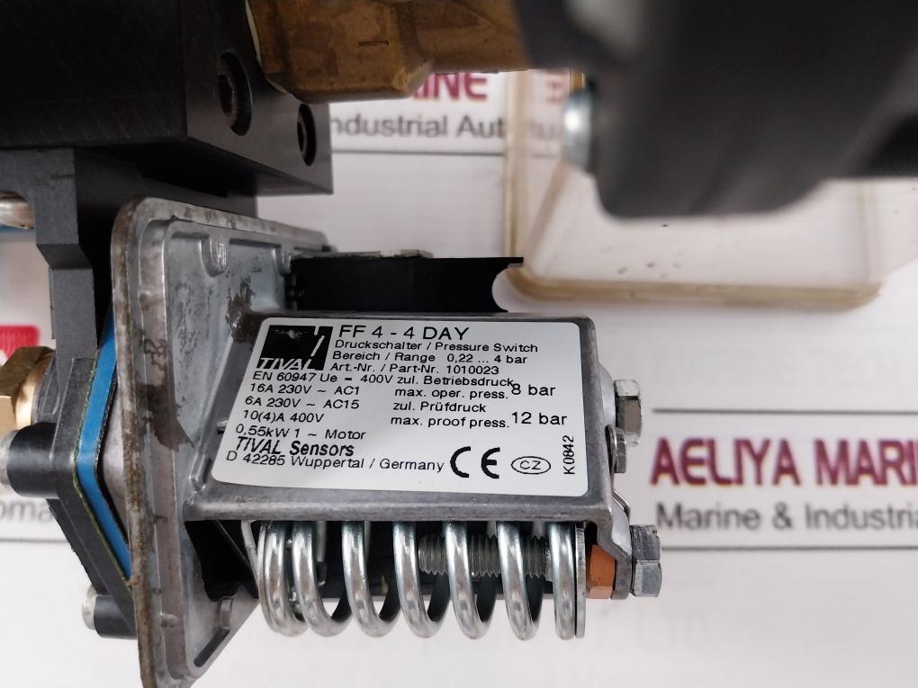 Allweiler A25 Automatic Breather Ejector for Centrifugal Pump 8240200.9100 10Bar