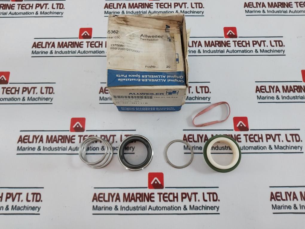 Allweiler Eagle-burgmann Mechanical Seal 1,4401 762.21.10.018 Set