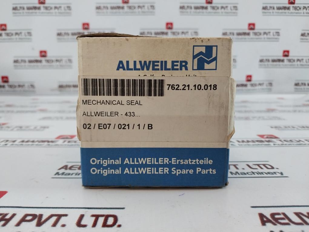 Allweiler Eagle-burgmann Mechanical Seal 1,4401 762.21.10.018 Set
