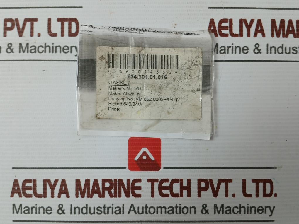 Allweiler Gasket Kit Vm 652.0003E/03.92