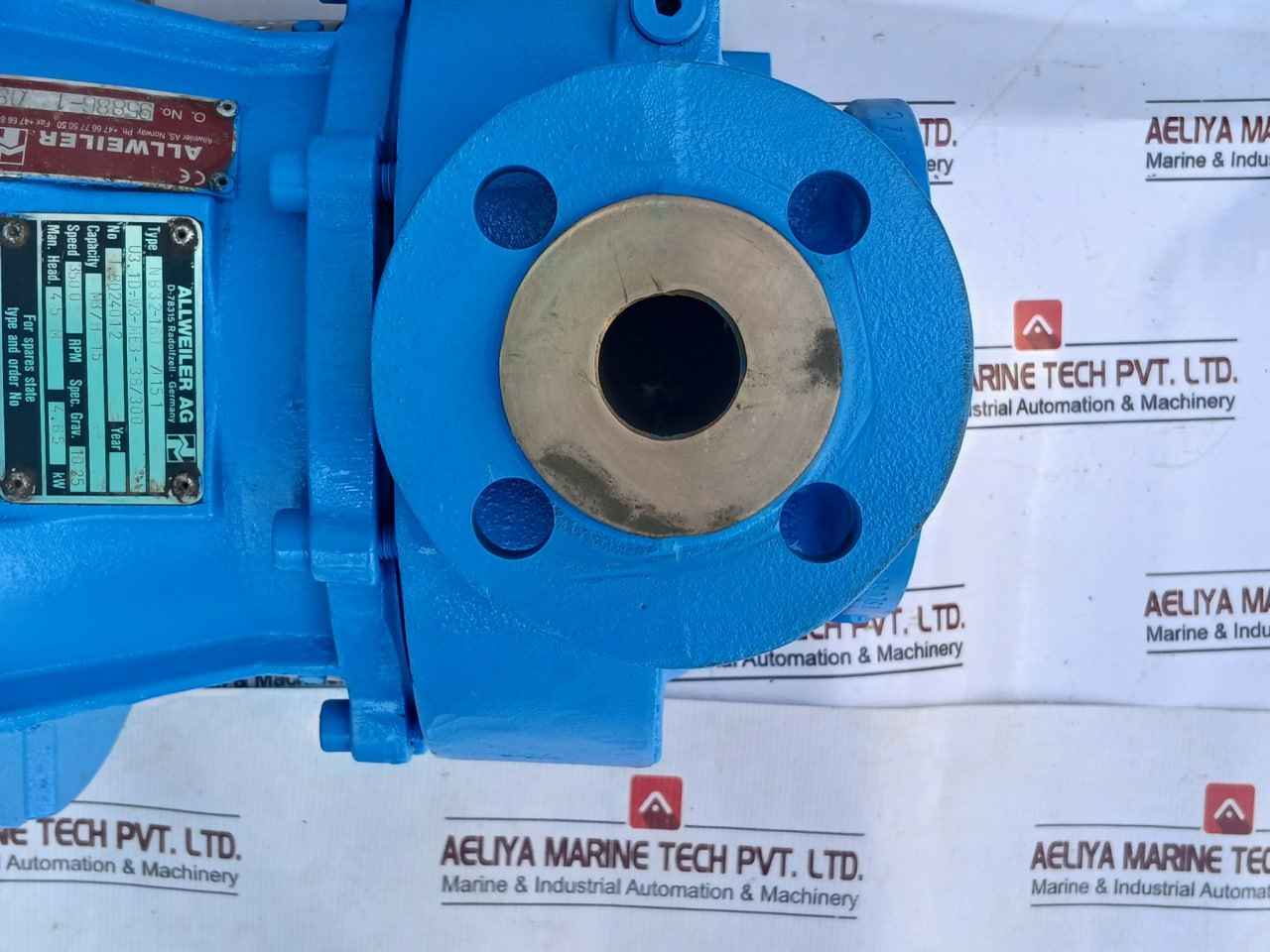 Allweiler Nb32-160 /0151 U3.1D-w3-me3-38/300 Centrifugal Process Pump 45M