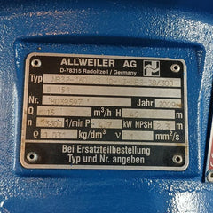 Allweiler Nb32-160 U3.1D-w3-me3-38/300 Ø 151 Centrifugal Monoblock Pump 3500 Rpm