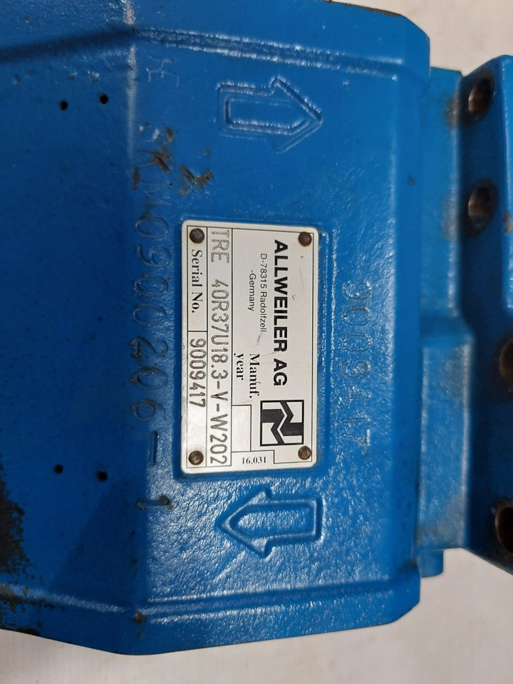 Allweiler Tre 40R37U18.3-v-w202 Pump 220-240/380-420V 50Hz 2.2Kw