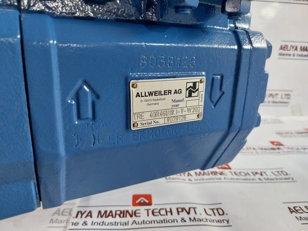 Allweiler Tre 40R46U18.1-y-w202 Triple Screw Pump Iec/En 60034