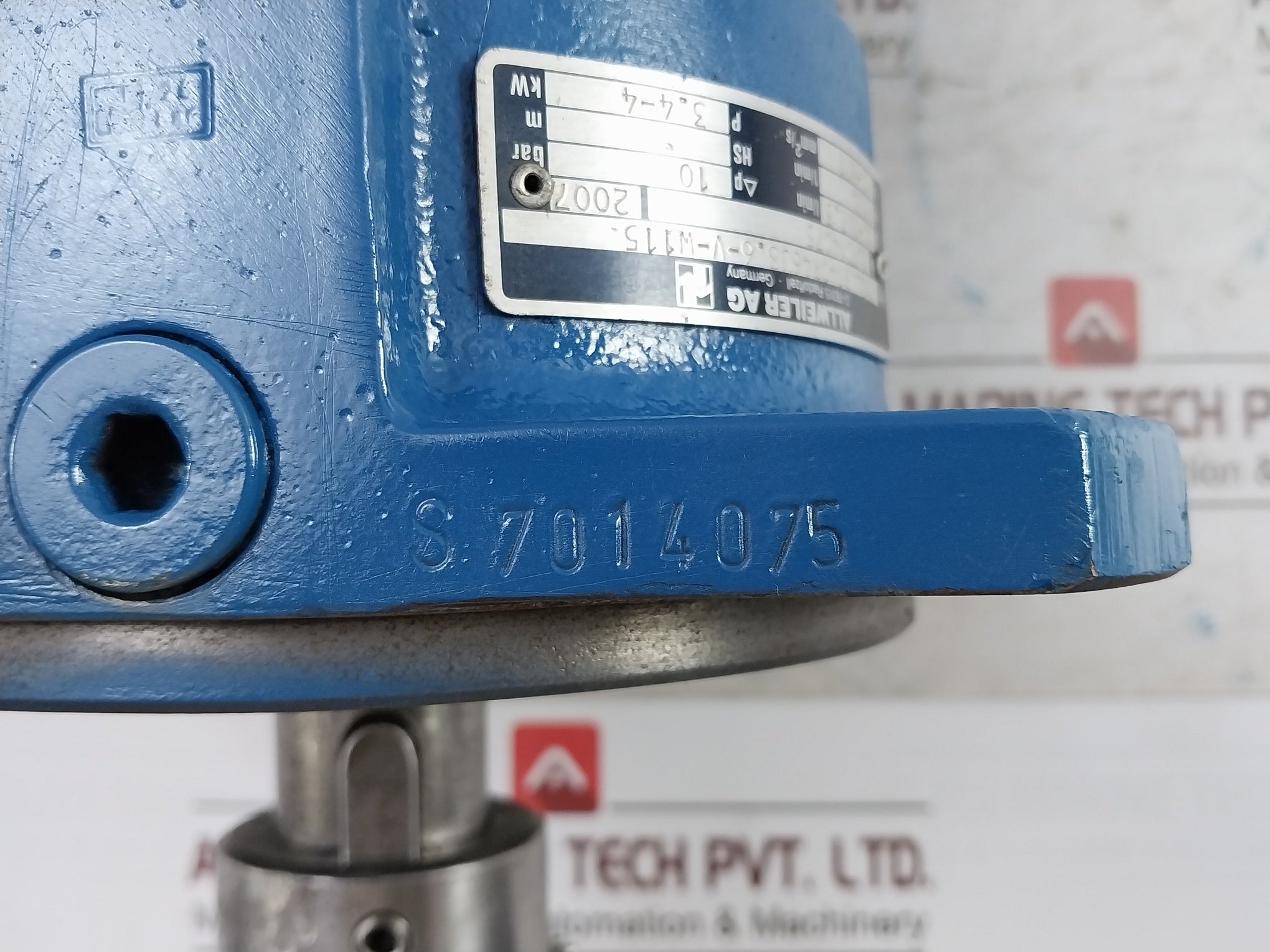 Allweiler Trilub140R46U8.6-v-w115 Screw Pump 3.4-4 Kw 10 Bar