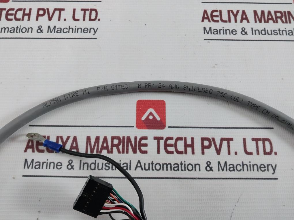 Alpha Wire 5478C 8 Pair Multi-conductor Shielded Cable 24 Awg 1M