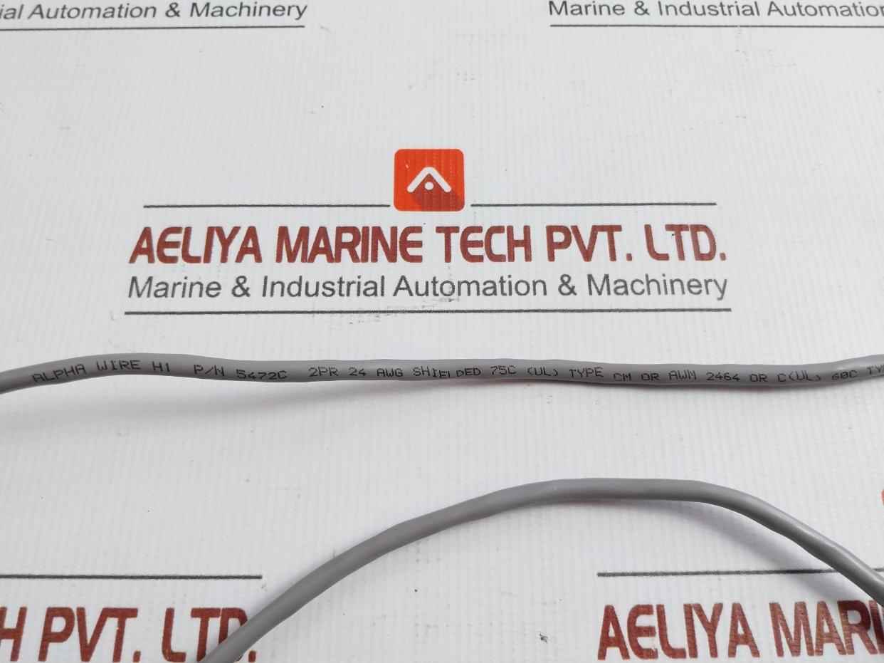 Alpha Wire Rev. D 5472C D-sub Connector To Circular Multi-pin Connector Cable