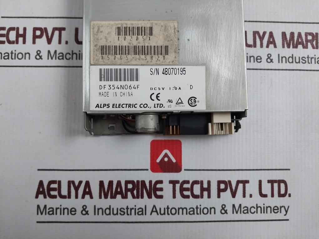 Alps Electric Df354N064F Floppy Drive For Pc Dc 5V 1.0A