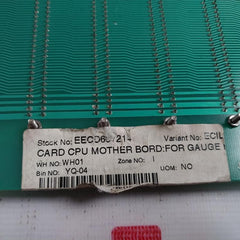 ALS-EC-MB-01 Card CPU Mother Board For Gauge