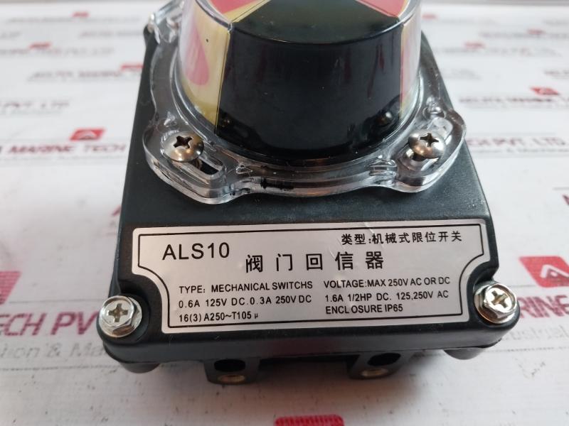 Als10 Limit Switch Box Valve Responder Mechanical 0.6A 125V Dc 16(3)A 250V