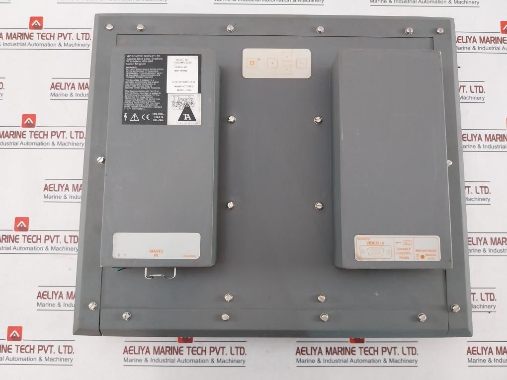 Alstom 46E2Smal02Xd Microvitec Display 100V-230V 1.0A-0.5A 60Hz-50Hz