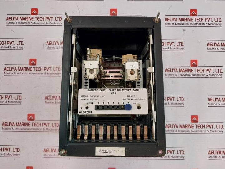 Alstom Caem21Af102A Battery Earth Fault Relay Caem 1-7 Ma 220-250 D.C