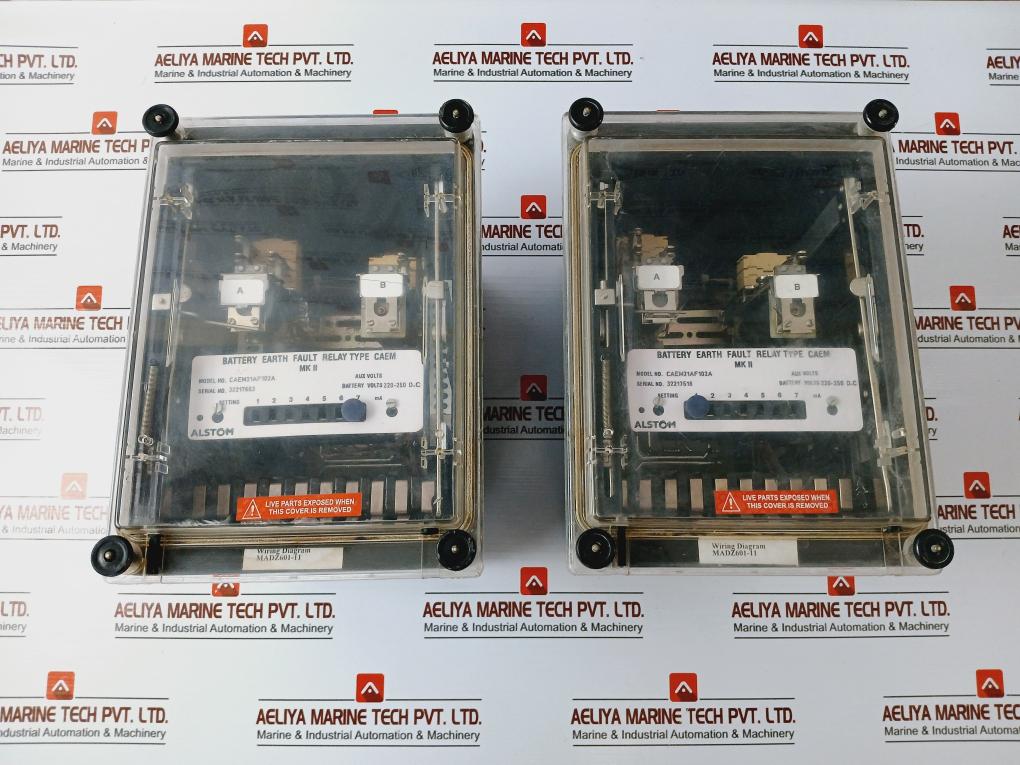 Alstom Caem21af102a Battery Earth Fault Relay