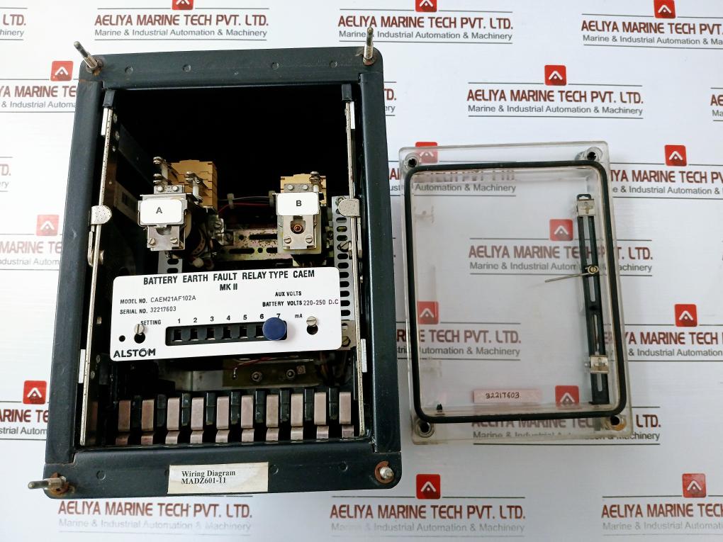 Alstom Caem21af102a Battery Earth Fault Relay