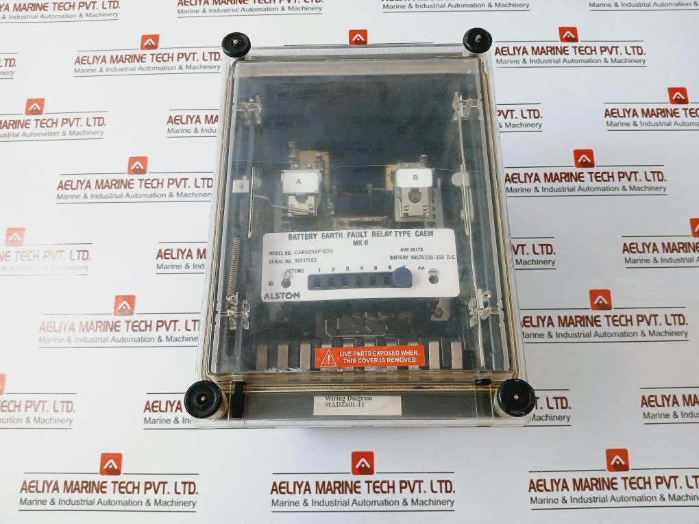 Alstom Caem21af102a Battery Earth Fault Relay