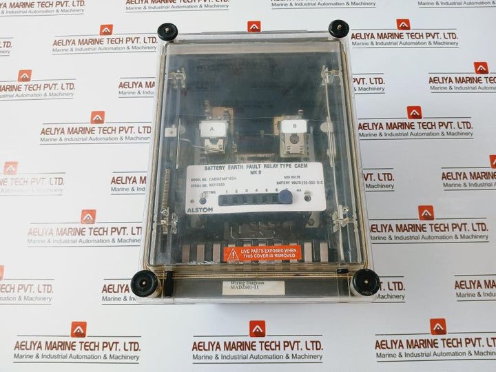 Alstom Caem21af102a Battery Earth Fault Relay
