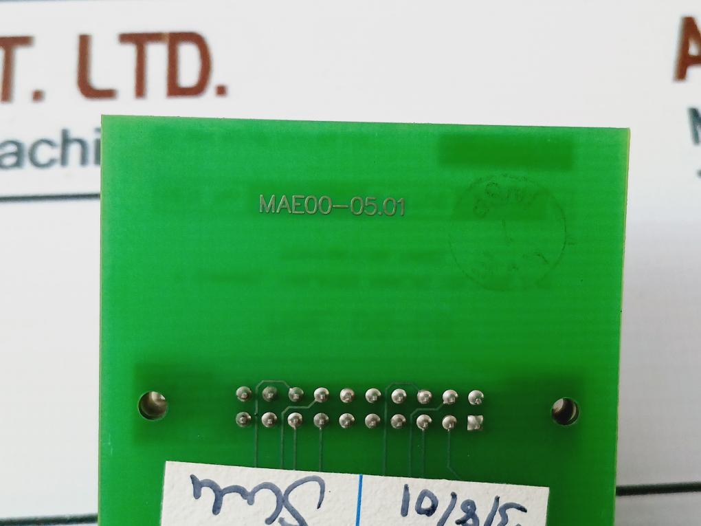 Alstom Controls Mae 00-05 4Channel Isolated Analog Voltage I/O Termination Panel