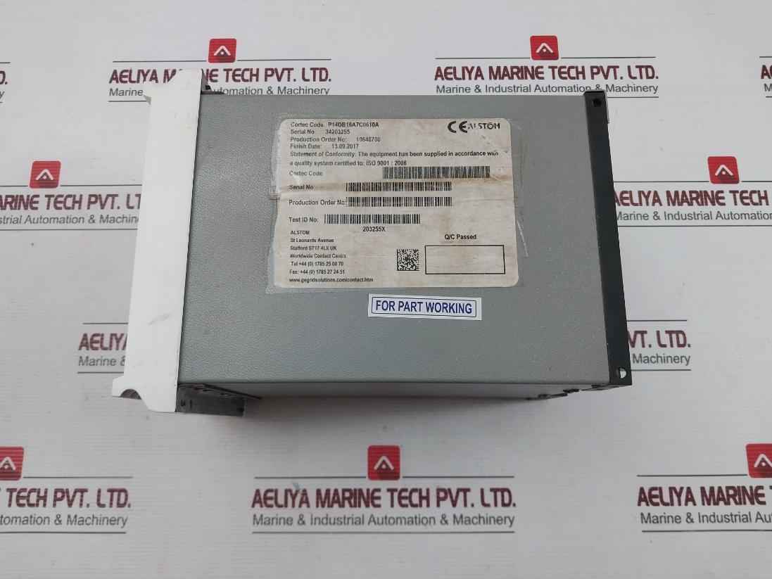 Alstom Feeder Protection Relay P14Db16A7C0610A Vx ~ 110 – 240V