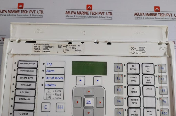 Alstom In-1/5A Generator Protection Numerical Relay P743916A6M0510K