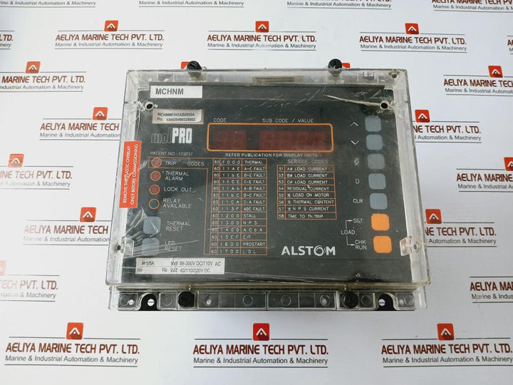 Alstom Mchnm01h1ab0500a Protection Relay 1/5a 50hz 88-300vdc/110v 130168060126020
