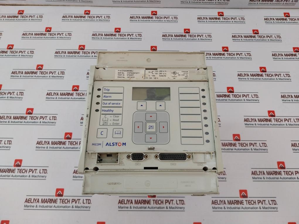 Alstom Micom P141 P141316A6M0460J Feeder Management Relay 50/60Hz 100-240V