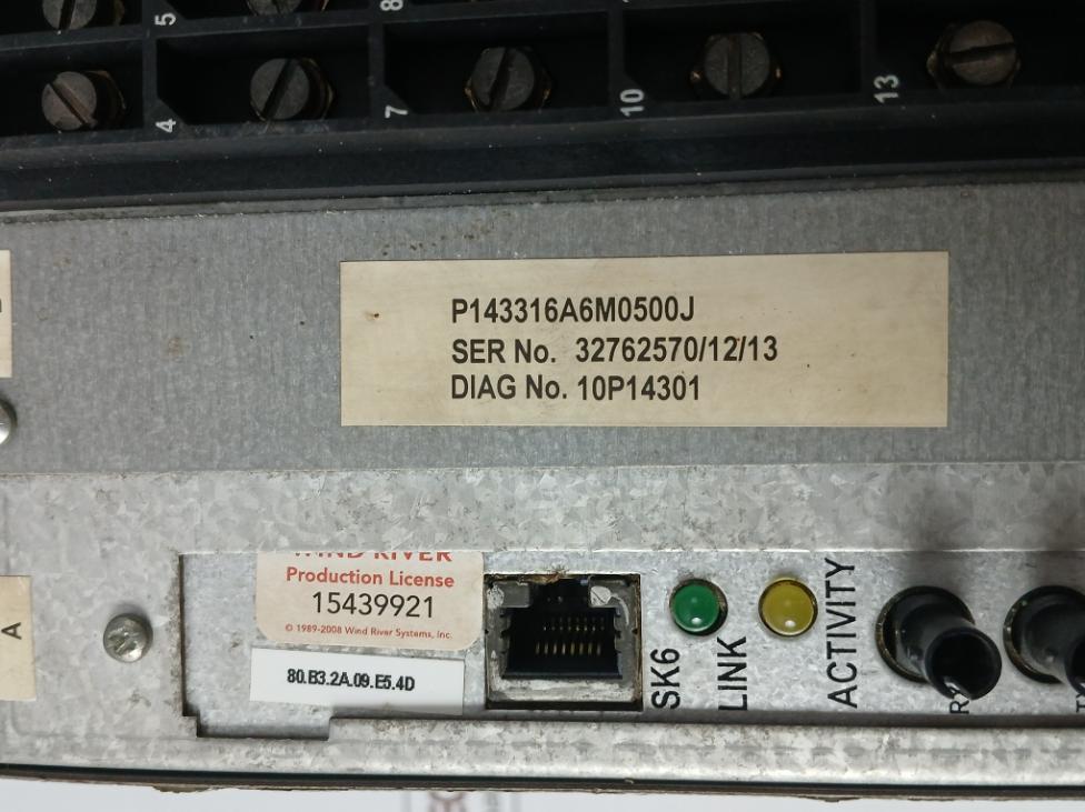Alstom P143316A6M0500J Micom Feeder Protection Relay 100-120V 50/60Hz 1/5A