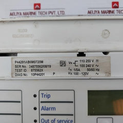 Alstom P44291Ab6M0720M P40 Agile Distance Relay Transmitter