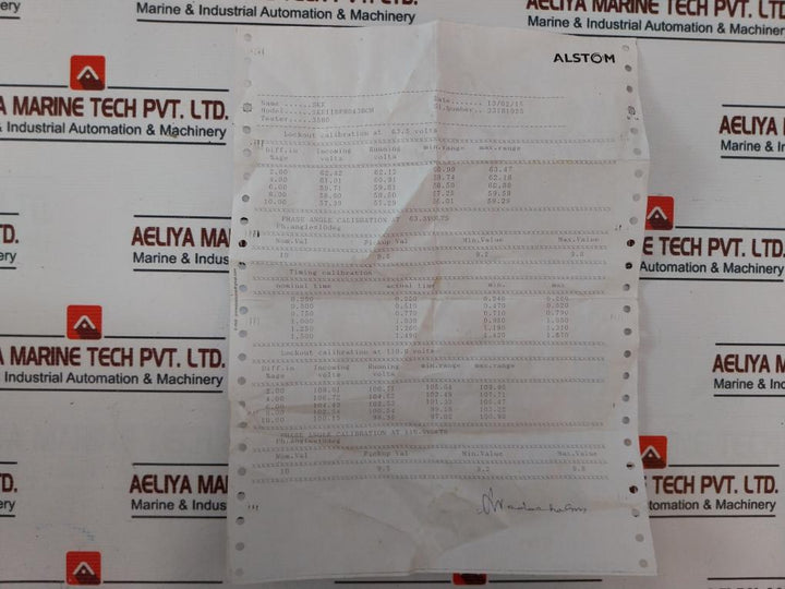 Alstom Ske11bf8043bch Check Synchronising Relay 50 Hz 220-230 V Dc