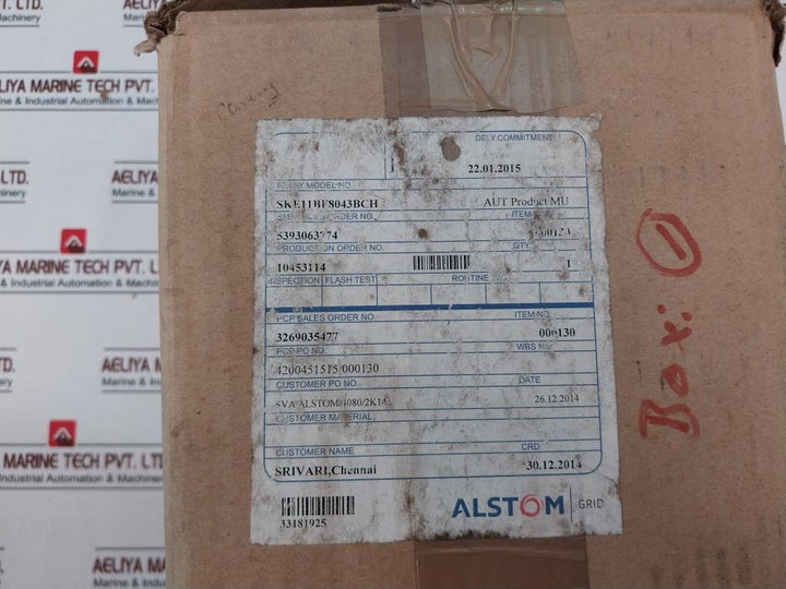 Alstom Ske11bf8043bch Check Synchronising Relay 50 Hz 220-230 V Dc