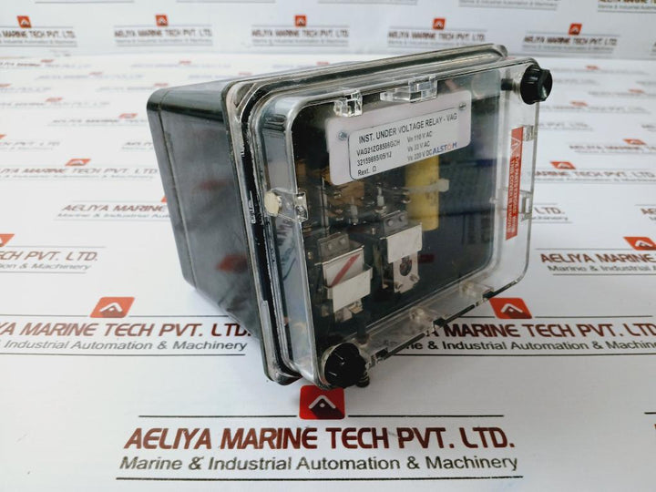Alstom Vag21zg8586gch Under Voltage Relay 110 Vac