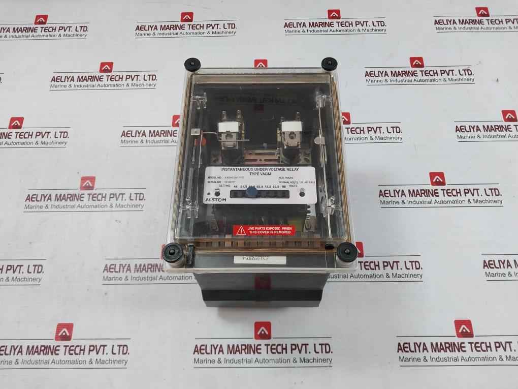 Alstom Vagm22Af171G Instantaneous Under Voltage Relay 110 Ac 50Hz Mzg 0072-003A