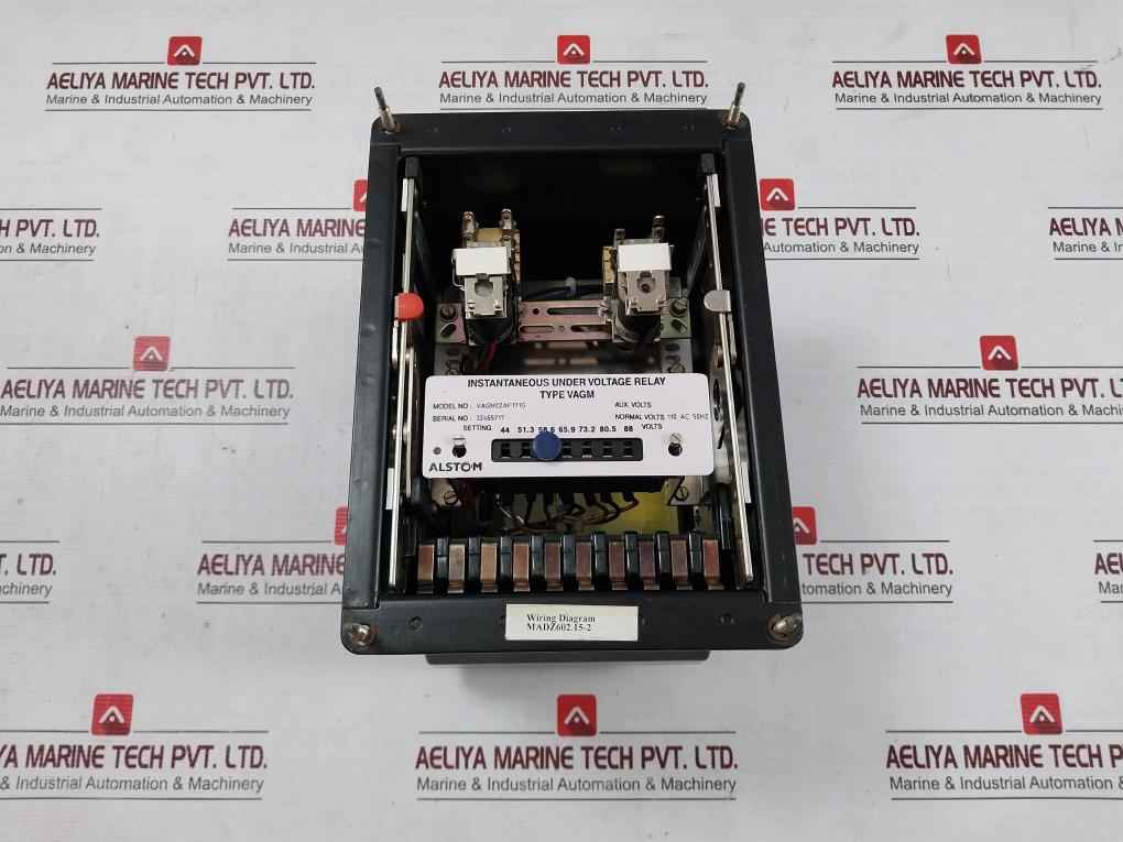 Alstom Vagm22Af171G Instantaneous Under Voltage Relay 110 Ac 50Hz Mzg 0072-003A