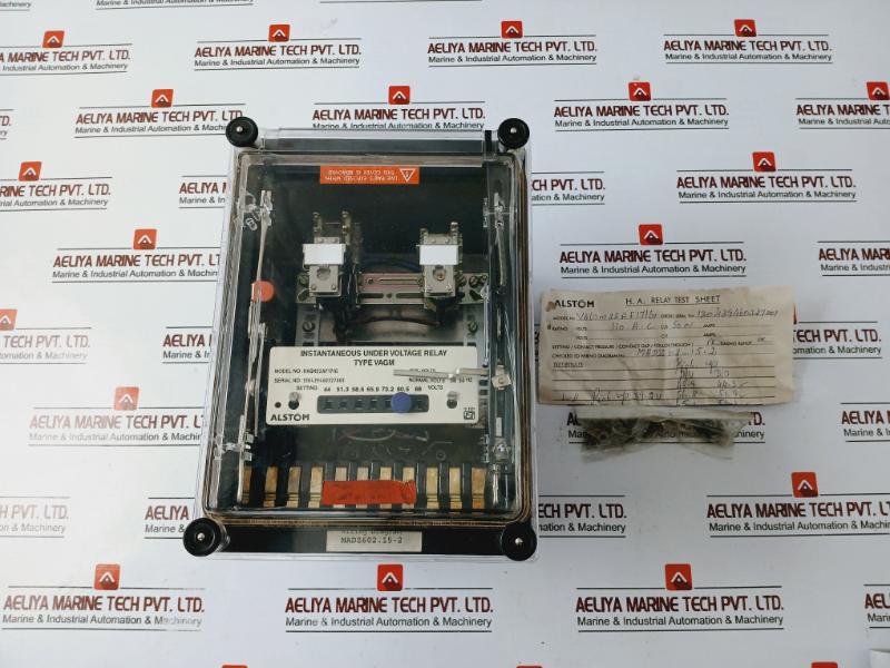 Alstom Vagm22Af171G Instantaneous Under Voltage Relay, 110A-c , 130439460327001