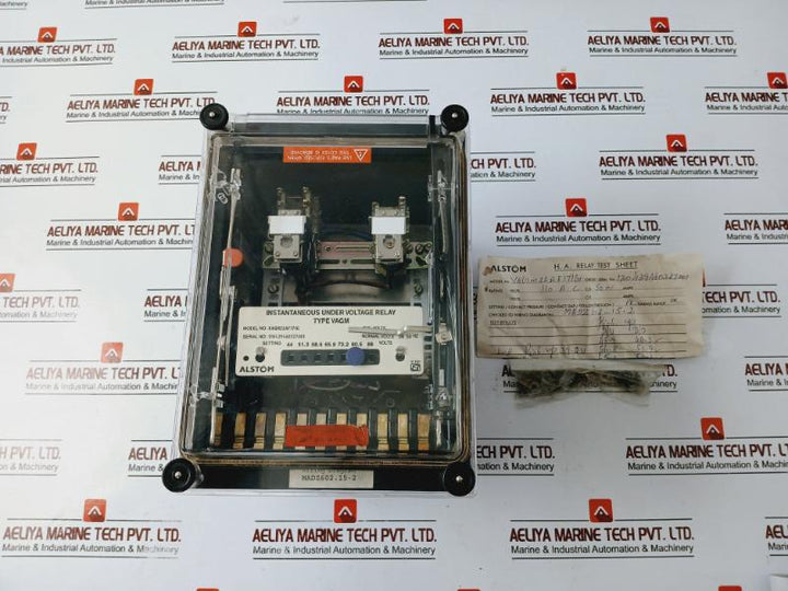 Alstom Vagm22Af171G Instantaneous Under Voltage Relay, 110A-c , 130439460327001