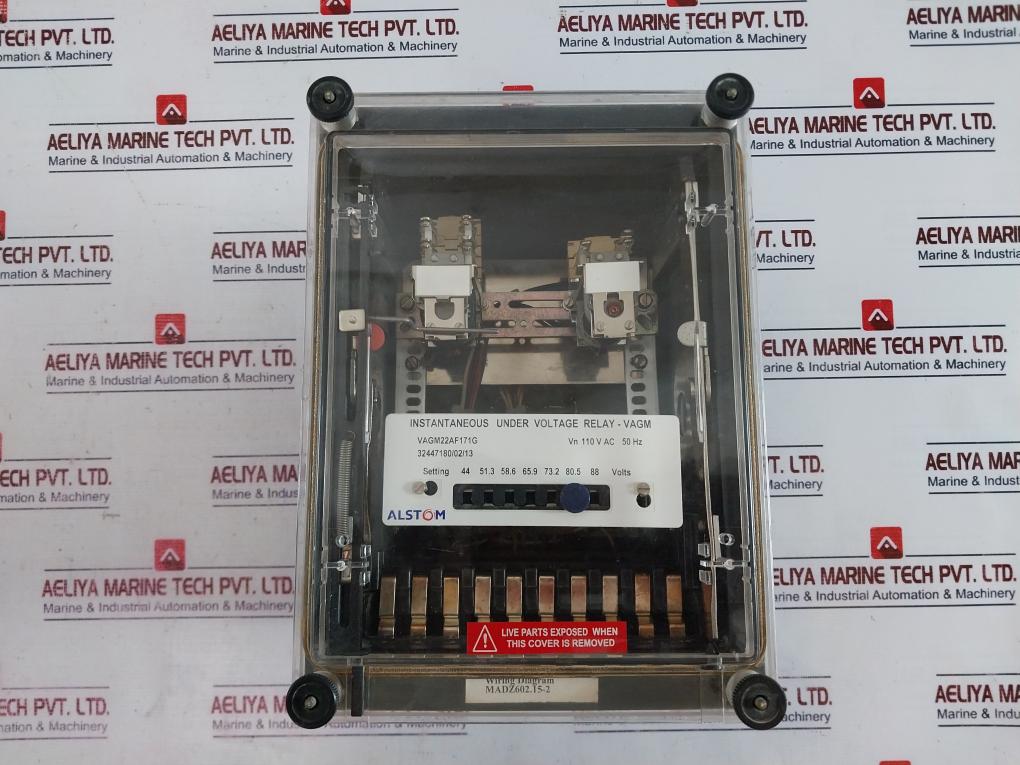 Alstom Vagm22af171g Voltage Protection Relay 110v Ac 50hz