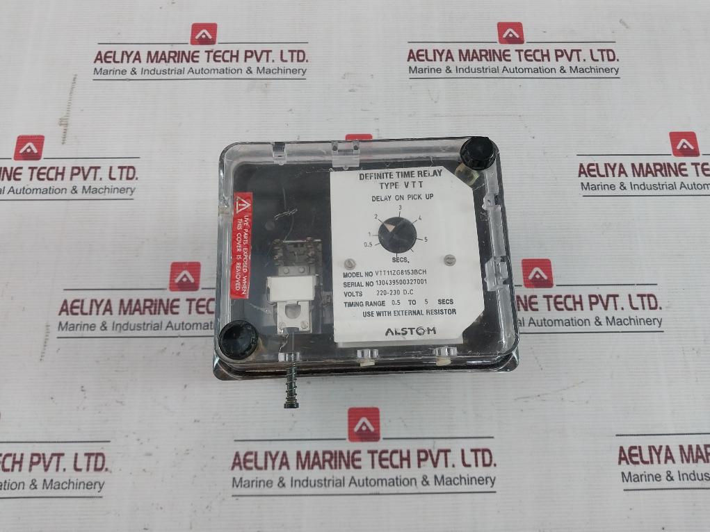 Alstom Vtt11Zg8153Bch Definite Time Relay 220–230 Vdc