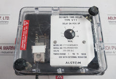 Alstom Vtt11Zg8154Bch Definite Time Relay 220-230 D.C 1 To 10 Secs
