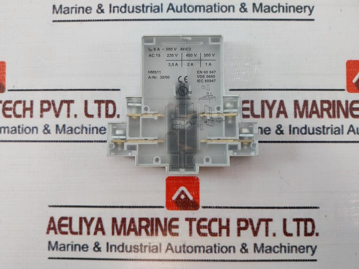 Lot of 2X ALTECH HMS11 Auxiliary Contact Block 6A-500V ALTECH HMS11