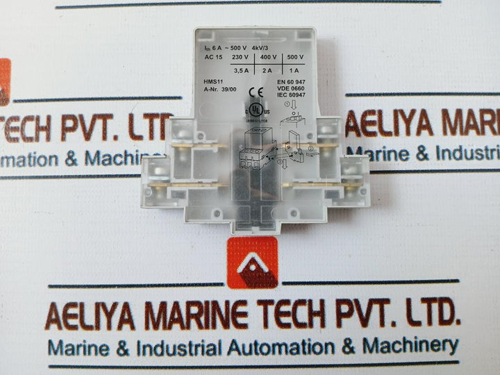 Altech HMS11 Auxiliary Switch 6A 500V 1A 4KV/3 230V 3,5A 400V 2A