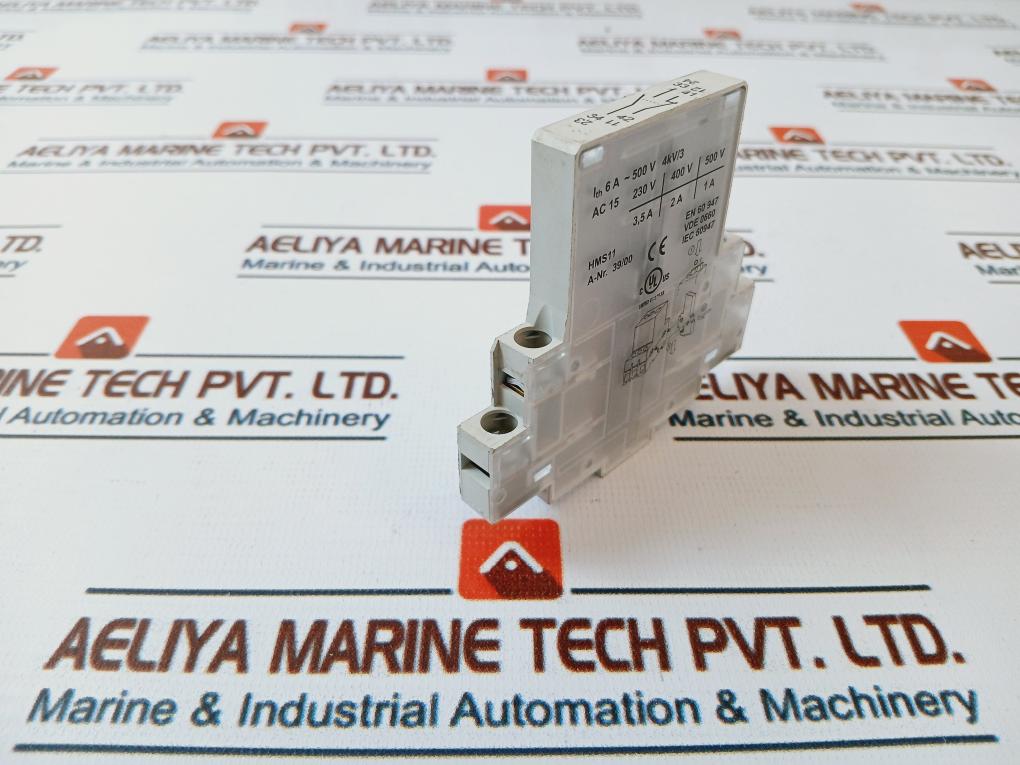 Altech HMS11 Auxiliary Switch 6A 500V 1A 4KV/3 230V 3,5A 400V 2A