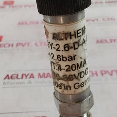 Althen Agy-2.6-d-a-m20 Pressure Transmitter 4-20 Ma 10-36 Vdc