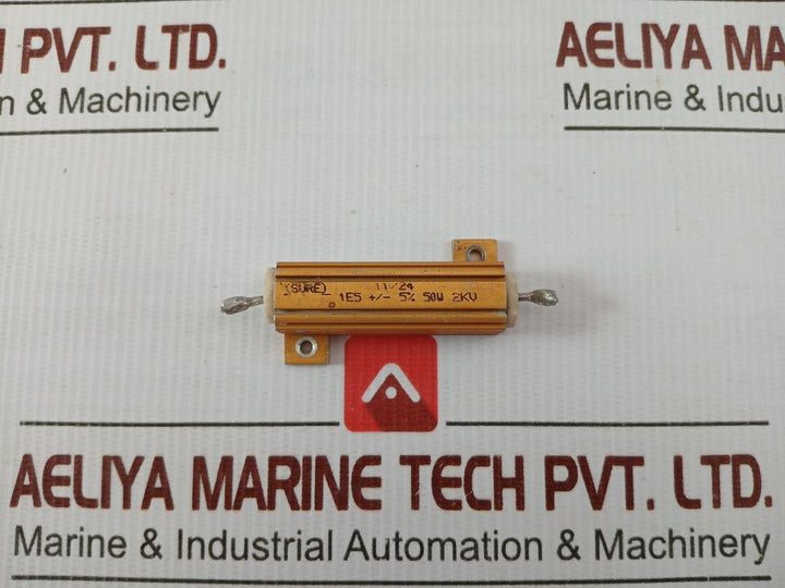Aluminum Housed Wirewound Resistor 1E5 +/- 5% 50W Sure