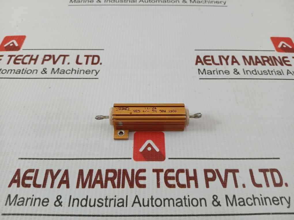 Aluminum Housed Wirewound Resistor 1E5 +/- 5% 50W Sure