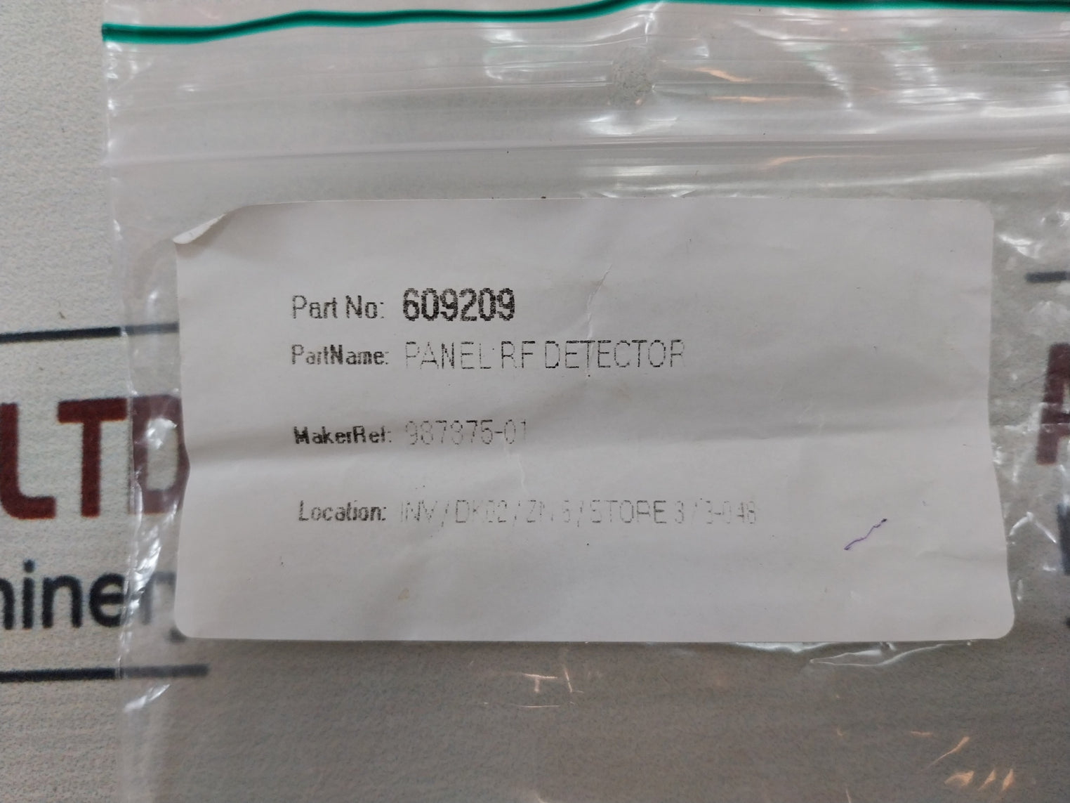 Amana 987375-01 Panel Rf Detector 609209